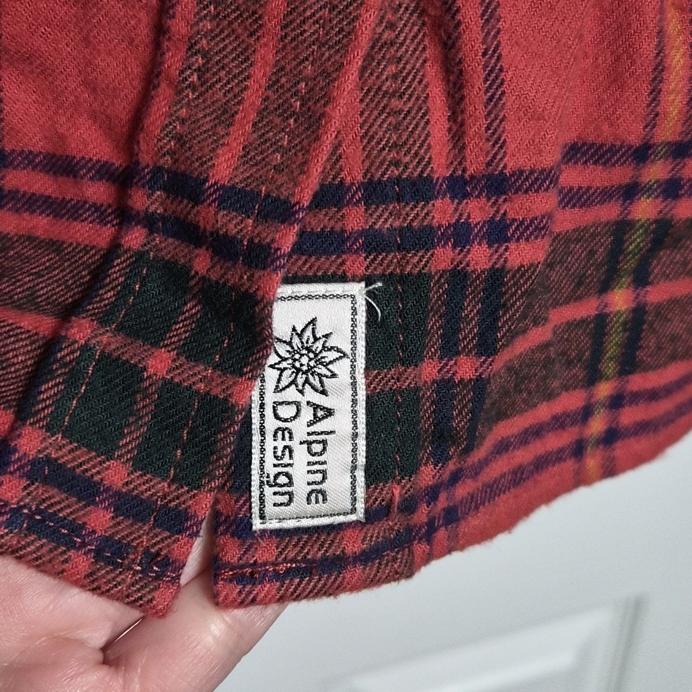 Alpine Design Women's AD Hike Midweight Flannel Size M NWT - Picture 9 of 11
